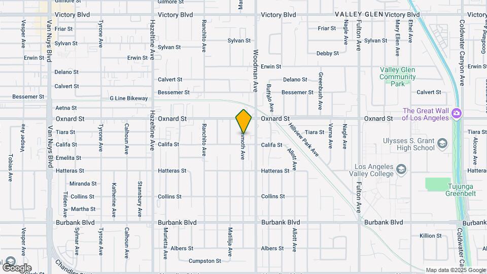 5912 Mammoth Ave Map and Location Details