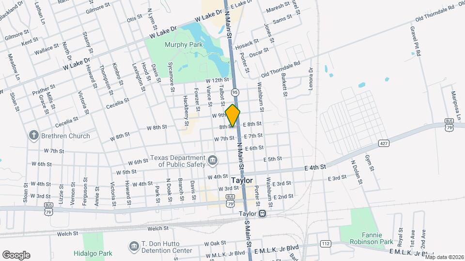 715 N Main St, Unit B Map and Location Details