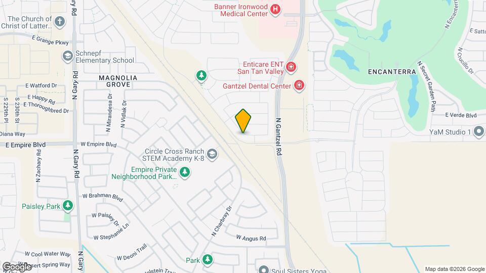 439 W Tenia Trail, Unit B Map and Location Details