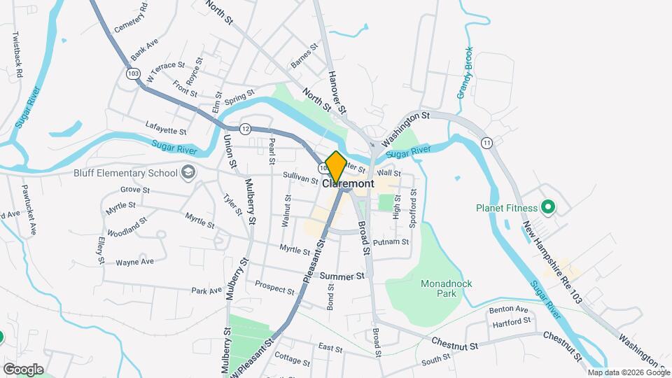 1 Pleasant St Mapa y Detalles de la Ubicación