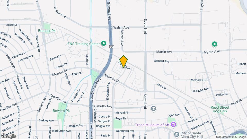 2278 Los Padres Blvd Map and Location Details