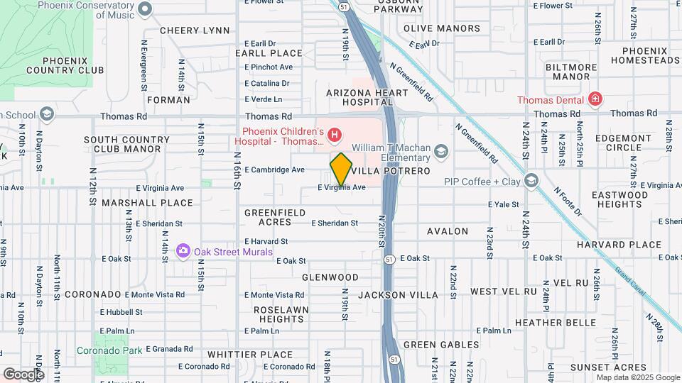 1849 E Virginia Ave Map and Location Details
