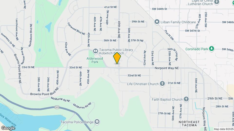 1601 Norpoint Way NE Map and Location Details