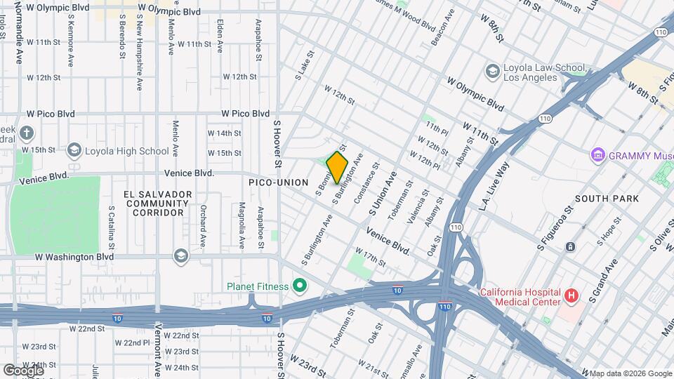 1423 S Burlington Ave Mapa y Detalles de la Ubicación