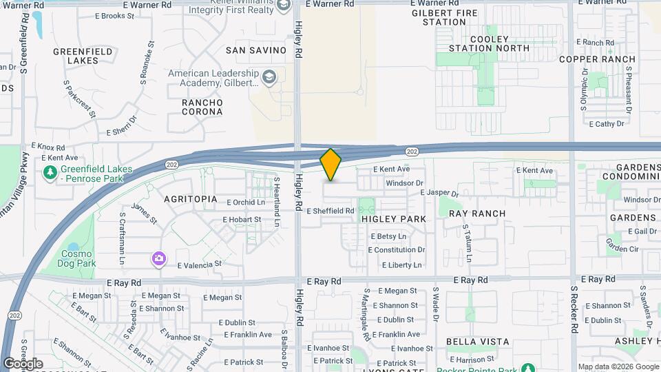 3299 E Windsor Dr Map and Location Details