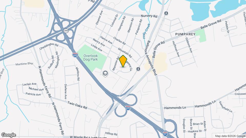 203 Exeter Ct Map and Location Details