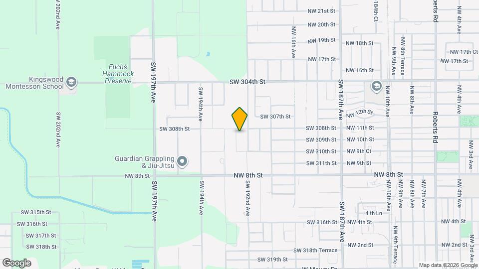 30839 SW 192nd Ct Map and Location Details