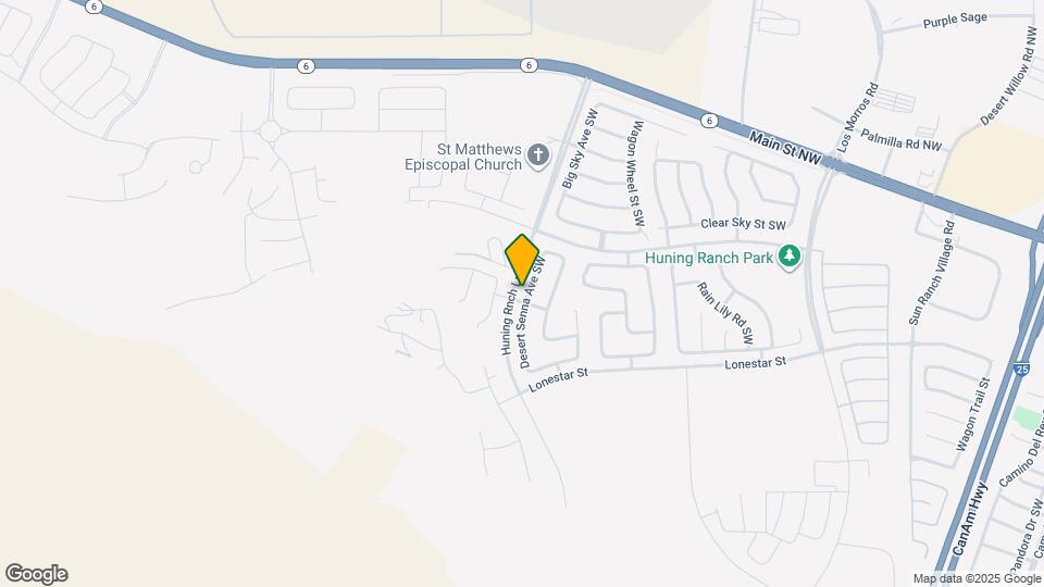 801 Desert Senna Ave SW Map and Location Details