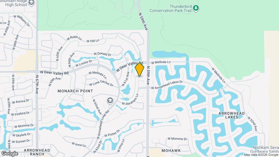 5962 W Fieldstone Dr Map and Location Details