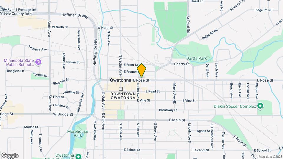 218 E Rose St Map and Location Details