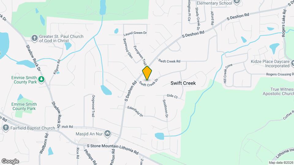 6402 Swift Creek Dr Map and Location Details