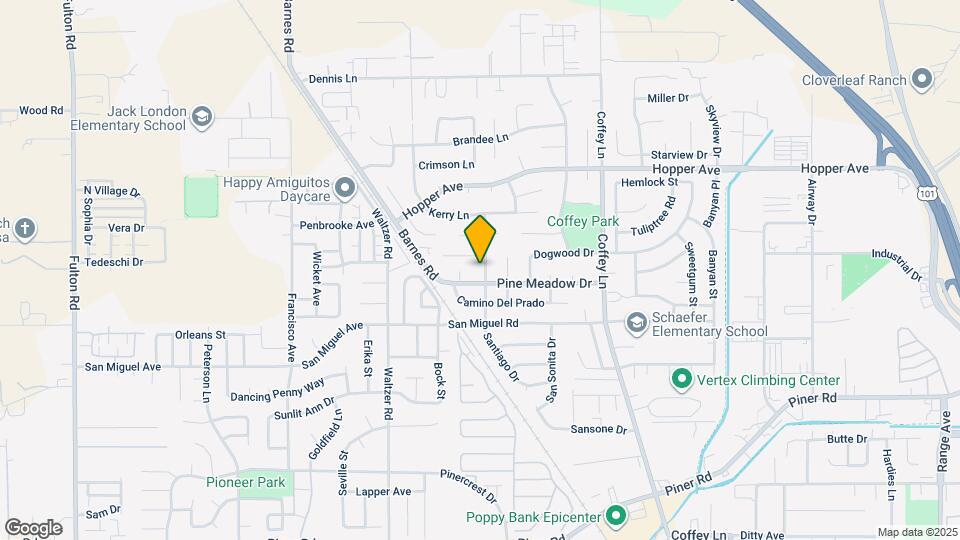 3525 Santiago Dr Map and Location Details