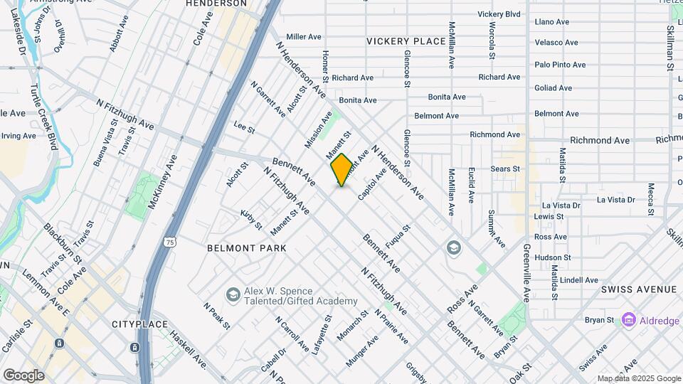 5022 Belmont Ave Map and Location Details