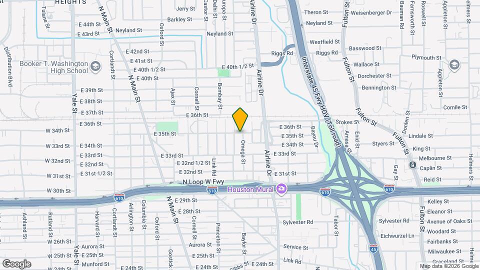 3413 Omega St Map and Location Details