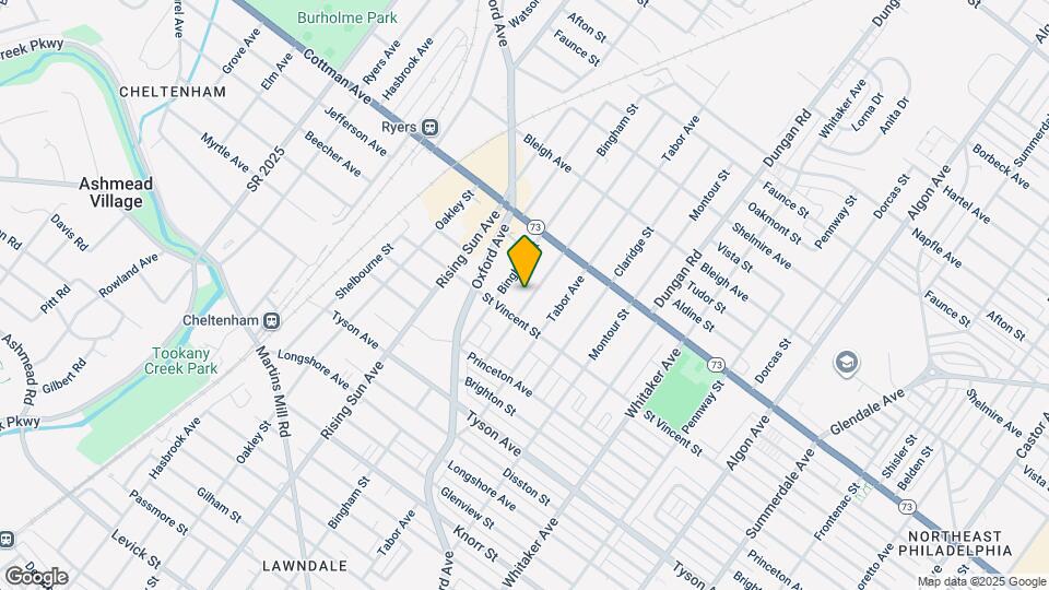 7218 Lawndale Ave Map and Location Details