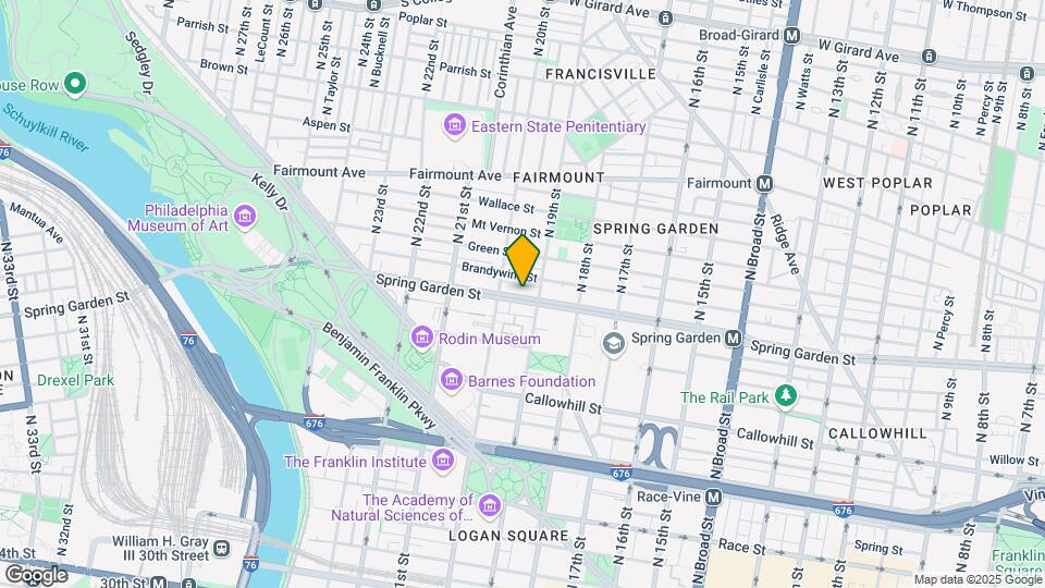 1917 Spring Garden St Map and Location Details