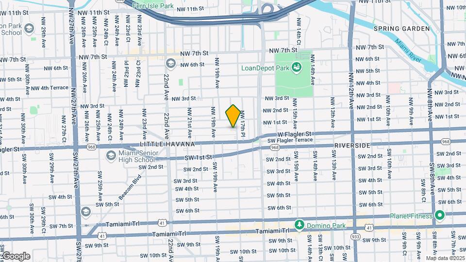 40 NW 18th Ave Map and Location Details
