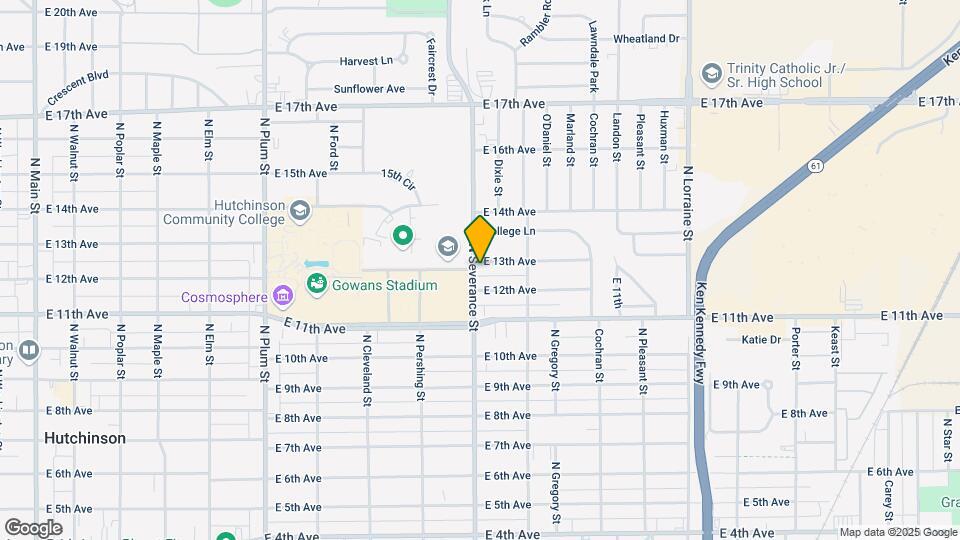 1212 N Severance St Mapa y Detalles de la Ubicación