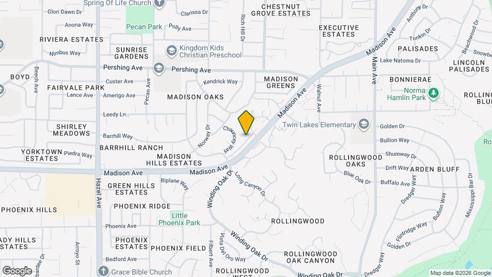 Madison Hills Apartments Map and Location Details