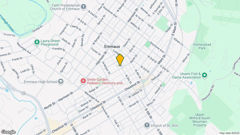 202 N 5th St Map and Location Details