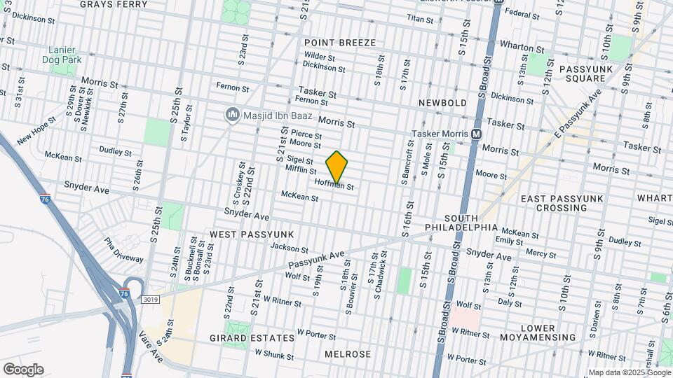 1921 S 19th St Map and Location Details
