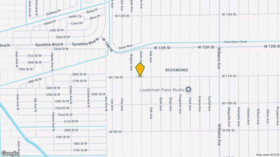 1901 W 11th St Map and Location Details