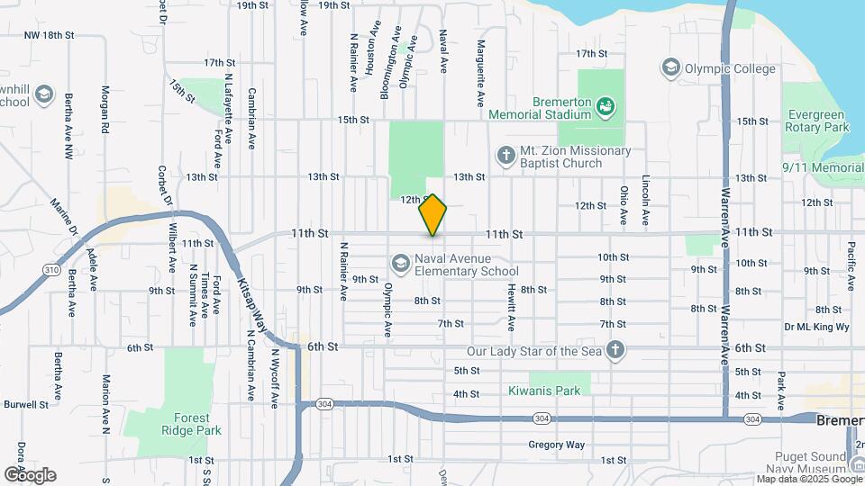 2109 11th St Map and Location Details