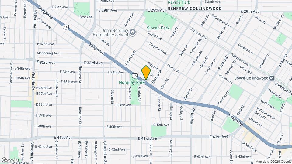 2729 Kingsway Map and Location Details