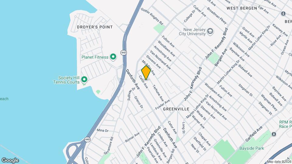 382 Cator Ave Map and Location Details