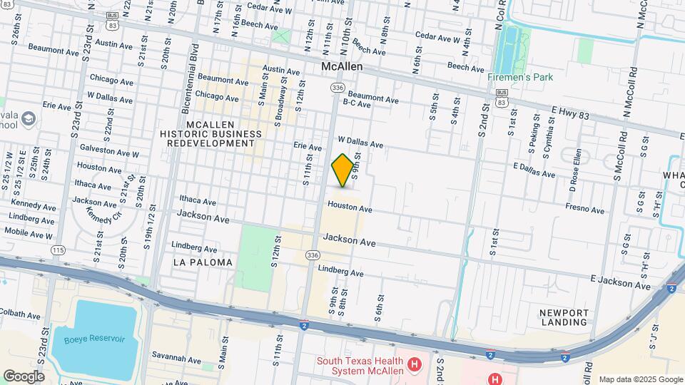 901 Galveston Ave Map and Location Details