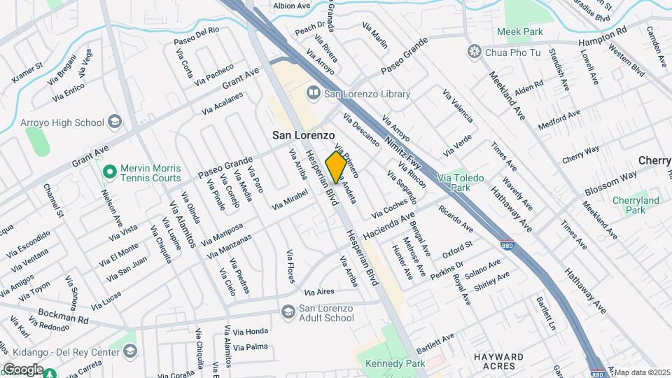 16200 Hesperian Blvd Map and Location Details