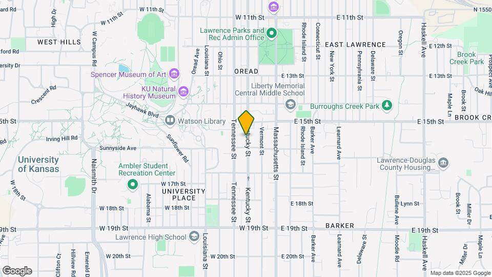 1505 Kentucky St, Unit Apartment C Map and Location Details
