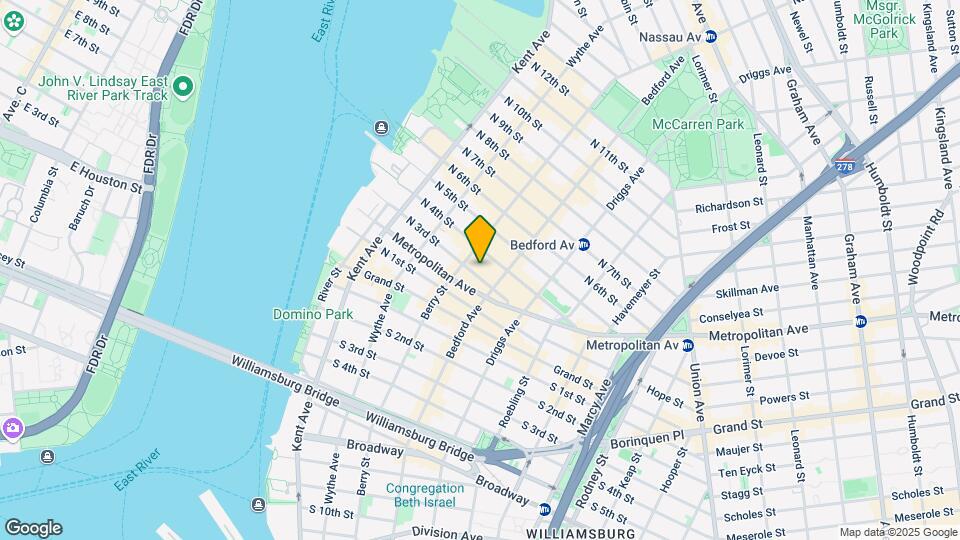 Williamsburg Social Mapa y Detalles de la Ubicación