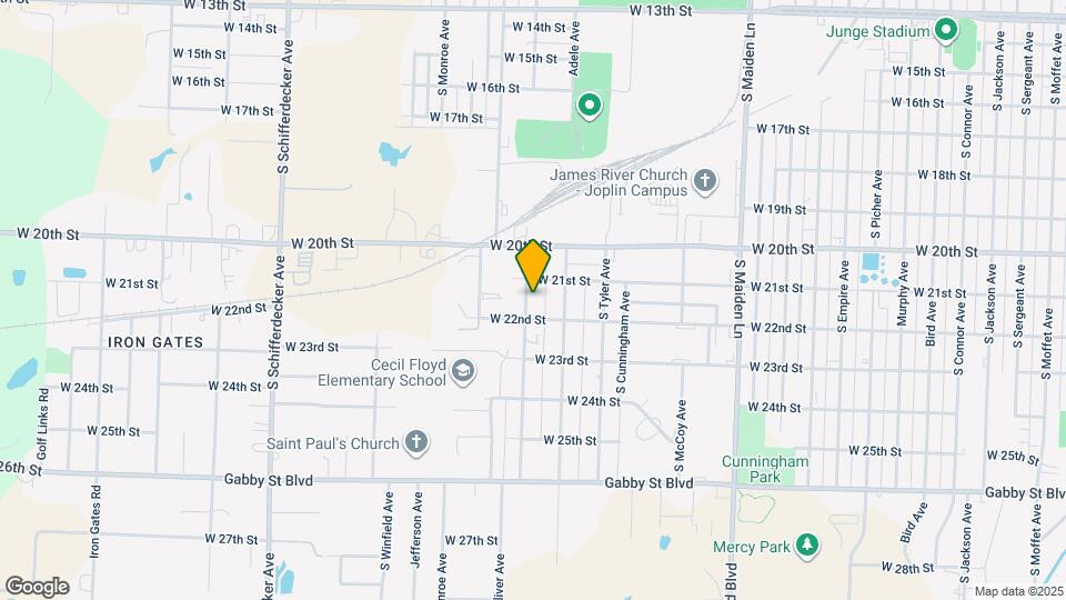 2115 S Willard Ave Map and Location Details