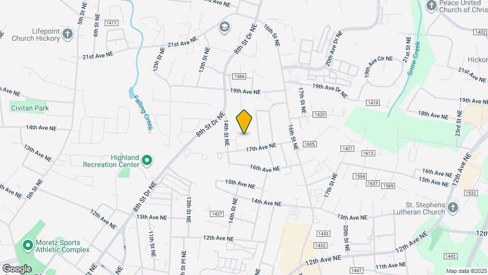 1742 14th St Ln NE Map and Location Details