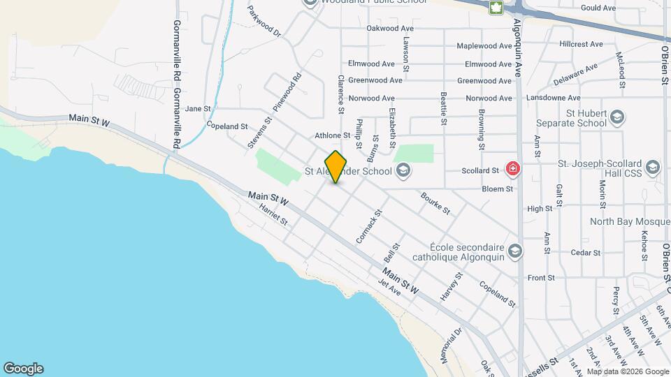 1153 Copeland St Map and Location Details