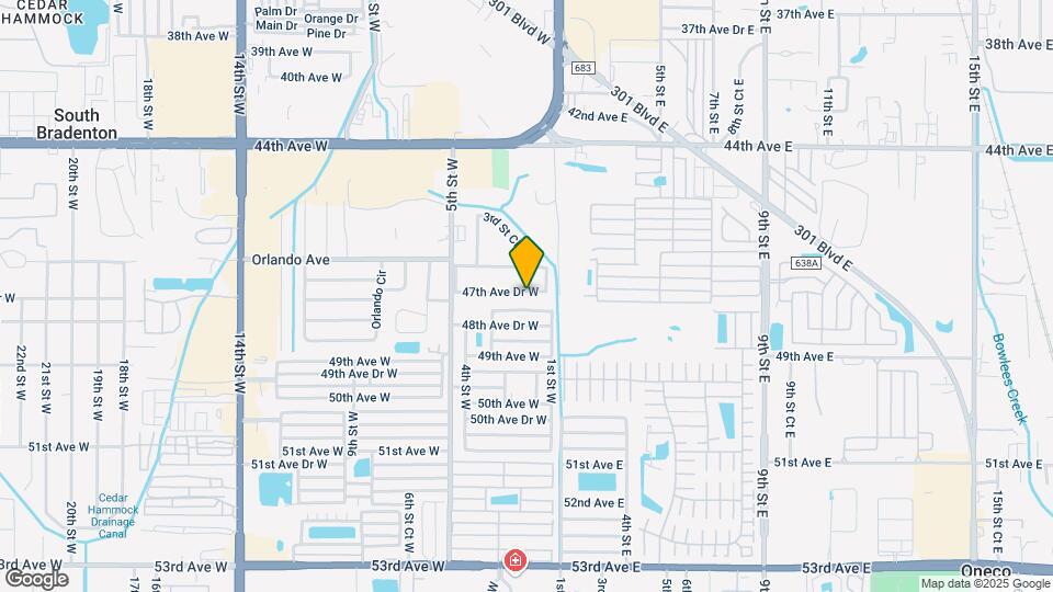 202 47th Ave Dr W Map and Location Details