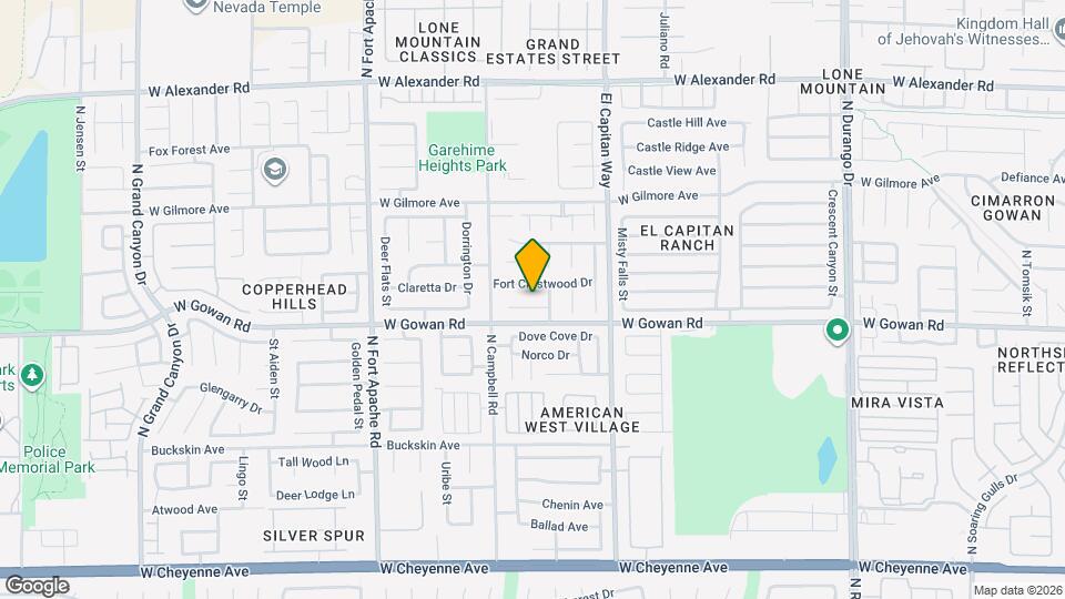 8932 Bracken Cliff Ct Map and Location Details