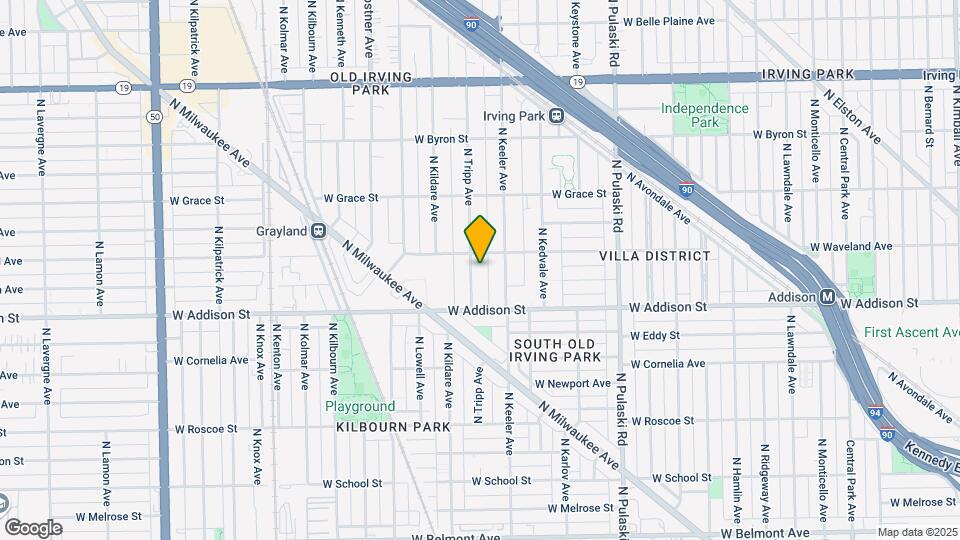 3641 N Tripp Ave Map and Location Details