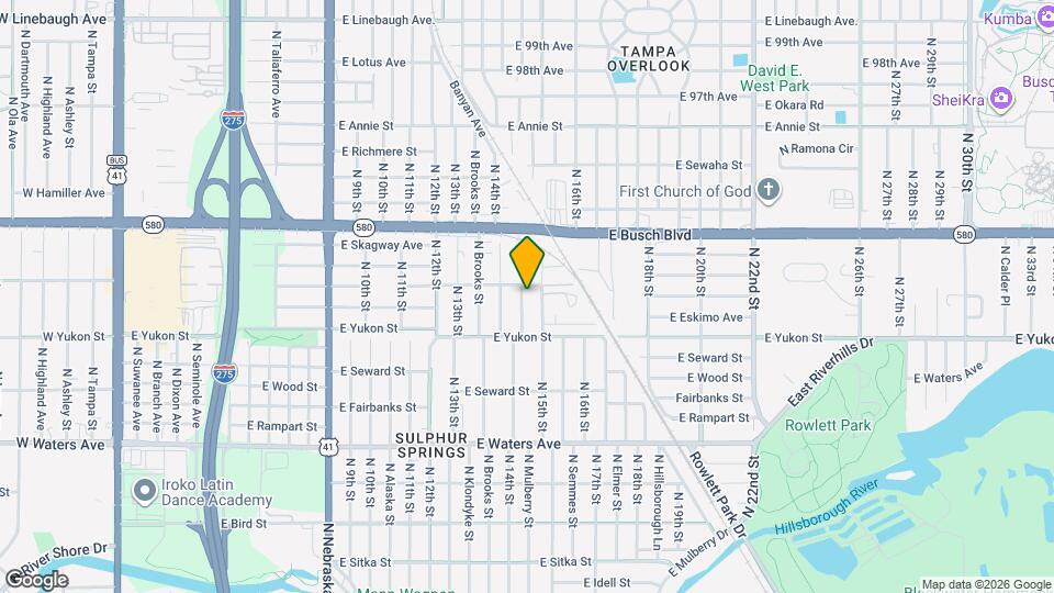 8619 N Mulberry St Map and Location Details