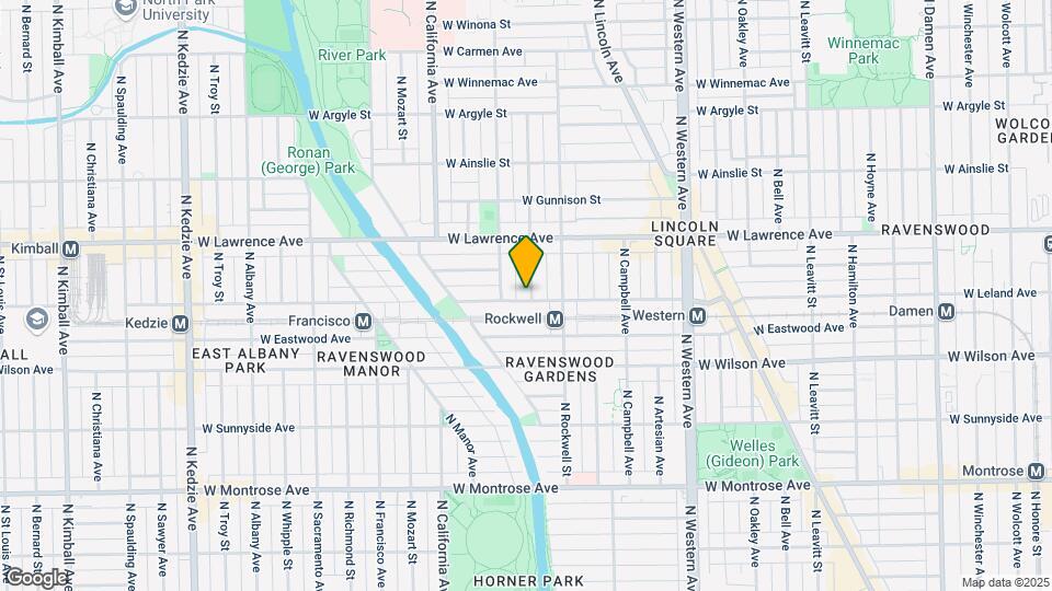 4705 N Talman Ave Map and Location Details