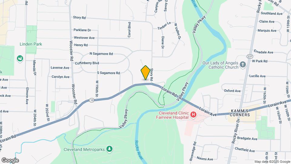 18970 Lorain Rd Map and Location Details