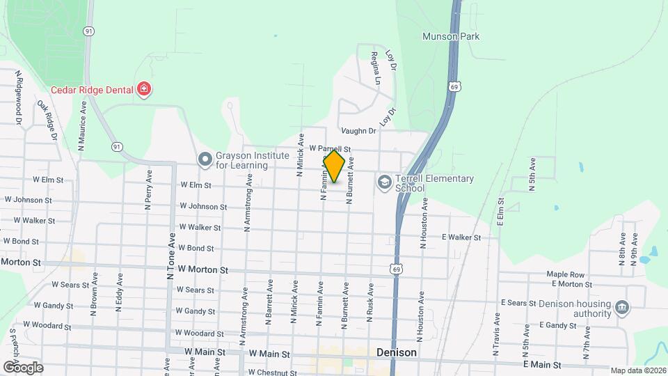 419 W Elm St Map and Location Details