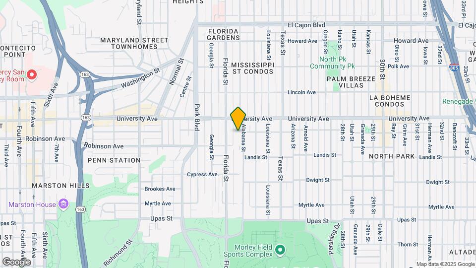 3796 Alabama St Map and Location Details