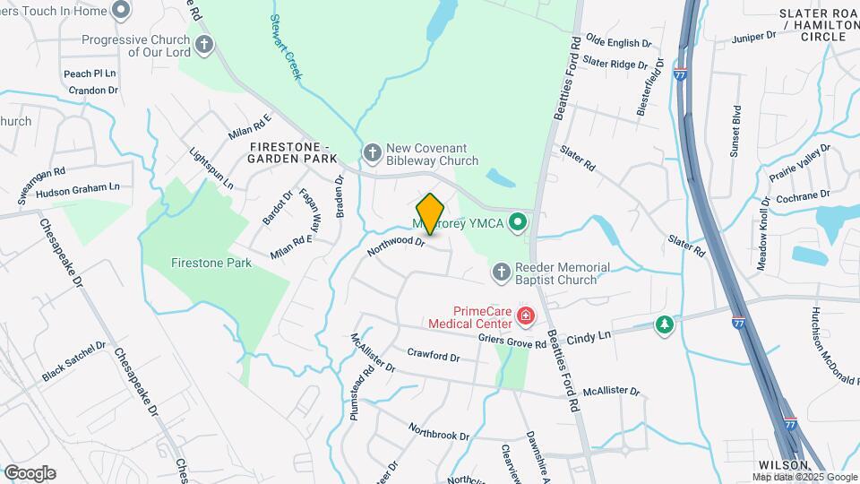 824 Northwood Dr Map and Location Details