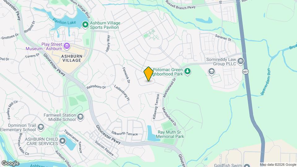 20831 Adams Mill Pl Map and Location Details