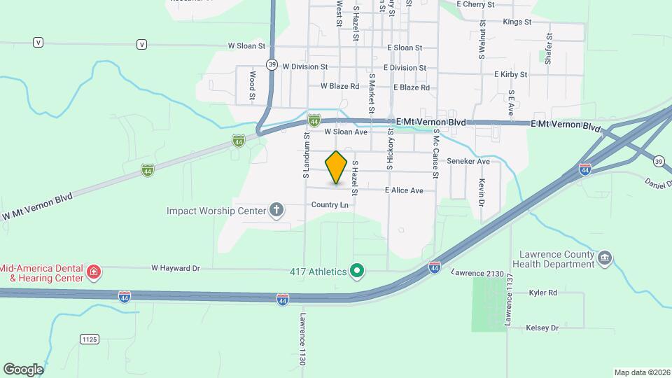 1719 S West St Map and Location Details
