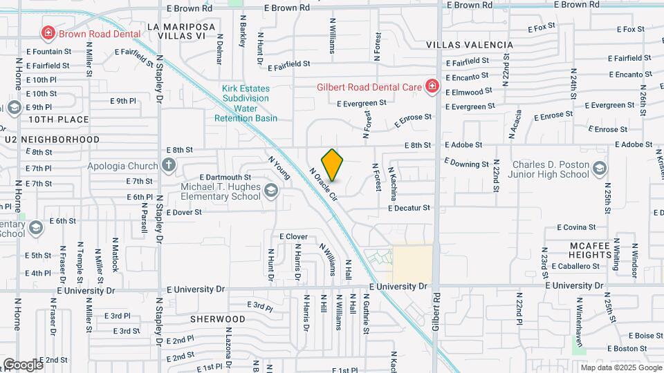 655 N Oracle Cir Map and Location Details