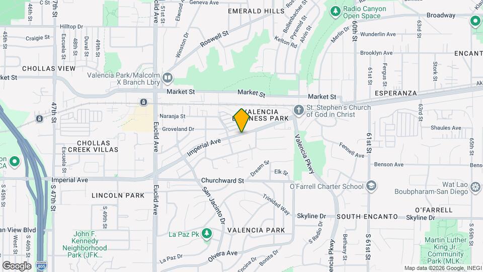 5451-5455 Imperial Ave Map and Location Details