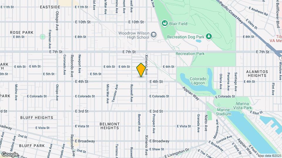 4307 E 4th St Mapa y Detalles de la Ubicación